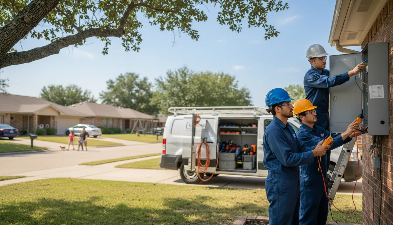 Certified electrician providing emergency electrical services in Kansas, AL